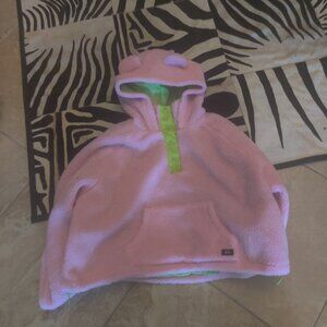 Lazy Oaf bear ear fleece jacket size XL New oversized unisex fit